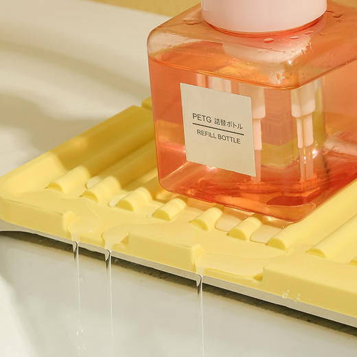 「9.9元包邮！高颜值」沥水垫厨房水龙头垫水槽防溅水用品 防滑裁剪排水垫水池置物垫硅胶垫子 商品图3