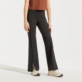 【126元任选2件】跃牌【漫西】系列 女童秋季新款前开叉喇叭裤速干透气弹力运动瑜伽裤k011