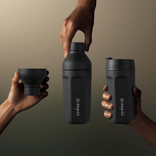 一杯三盖 高颜值保温杯 · 原创设计boii本因  六角 咖啡随行杯 多用保温杯 运动水杯 400ml～480ml｜品牌直发 商品图7