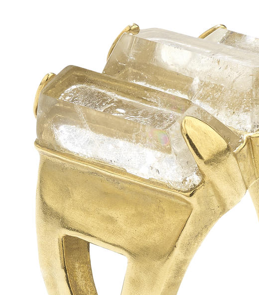 北京仓｜Goossens Paris-Stones-三颗天然水晶 戒指［法国设计师］ 商品图4