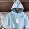 【可爱卡通设计，毛绒材质保暖加厚，男女童均可穿着】童装秋冬季外套 保暖加厚男女童 宝宝可爱卡通连帽开衫 毛绒衣服-QQ 商品缩略图7