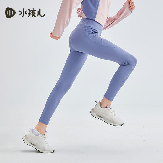 水孩儿童装2024秋季女童打底裤中大童紧身修身高弹透气舒适时尚 商品图2