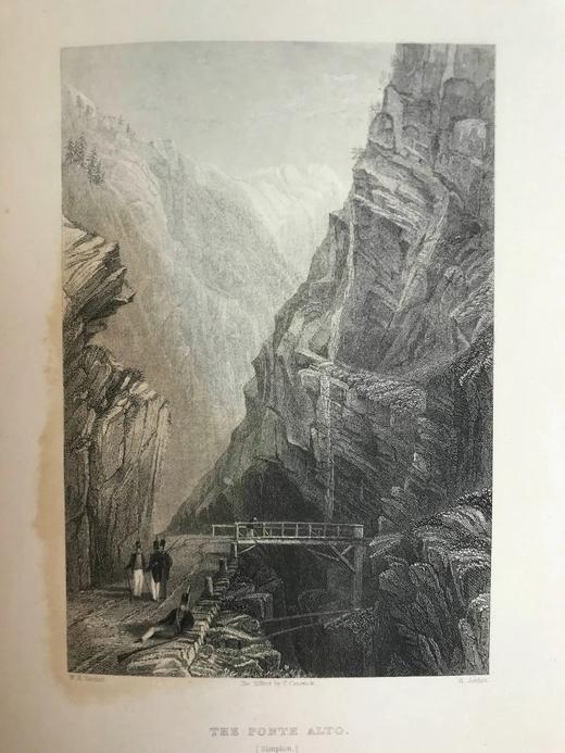 1834年 瑞士风光版画集 近百幅精美版画插图 真皮精装16开 商品图6