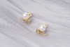 「巢」 Akoya珍珠14k金耳钉 商品缩略图1