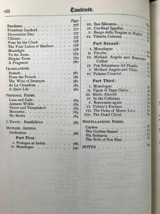 约20世纪早期 朗费罗诗集 配多幅手工贴图 全真皮精装32开 商品图6