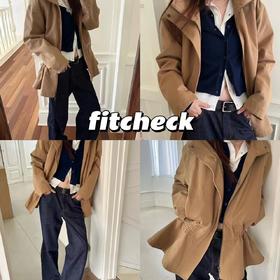 新品上身 | 卡其色风衣气场飒然，静候下一个拐角~