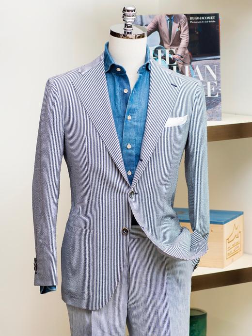 Sartoria Pirozzi 150‘s Wool Seersucker Suit 商品图0