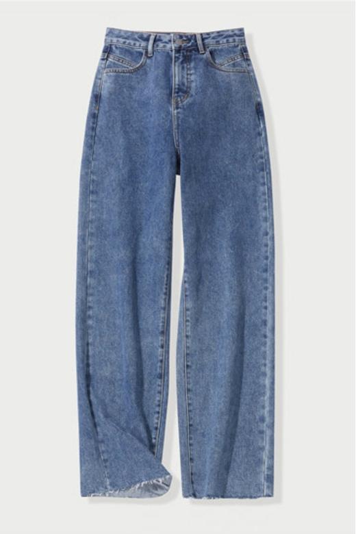 LED'IN 靛蓝色直筒牛仔裤 10430 商品图4