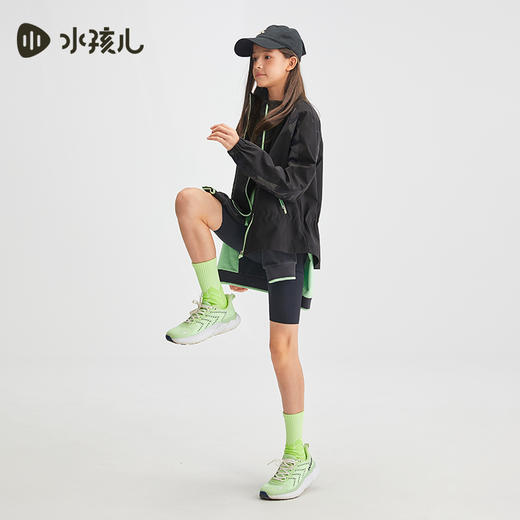 水孩儿童装2024秋季新款女童三防薄外套儿童时尚户外拉链衫 商品图2