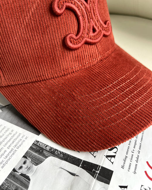 现货 THS 10.21-无 塞林 凯旋门贴布logo棒球帽 灯芯绒材质太阳帽棒球帽 4色 CN186 商品图7