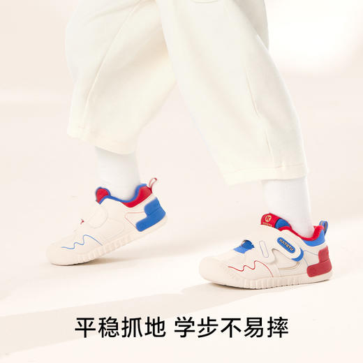 卡特兔宝宝学步鞋2024秋冬新款幼儿园小白鞋室内鞋加绒儿童棉鞋 商品图4