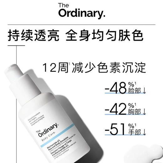 【品牌直发】The Ordinary 5%烟酰胺透亮面部身体二合一精华乳100ml 商品图1