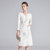 【高货deo】全新升级【铂金会员441/天猫599/差价158】(32645) 洛诗琳秋冬重工刺绣新中式连衣裙2024新款改良国风裙子 商品缩略图0
