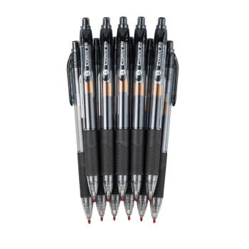 齐心(Comix)【热门商品】20支装中性笔签字笔按动笔子弹头/水笔/0.5mm会议签字笔 黑色 EB35 商品图0