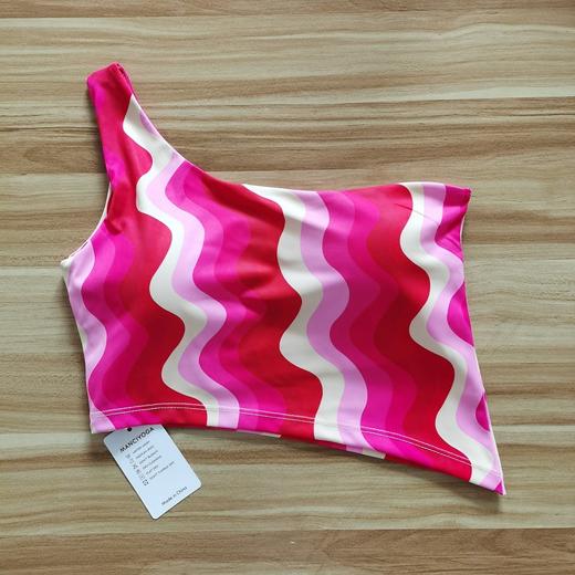 【126元任选2件】跃牌【漫西】系列 时尚个性感瑜伽服背心女带胸垫运动文胸健身内衣外穿Y152 商品图3