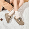 Safiya/索菲娅2024秋冬复古百搭保暖圆头系带休闲丑萌勃肯毛毛鞋SF4411A407 商品缩略图2