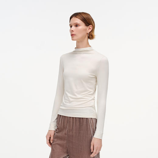 舒库肌底衣女2024秋季保暖内衣打底内搭薄款秋衣 商品图4