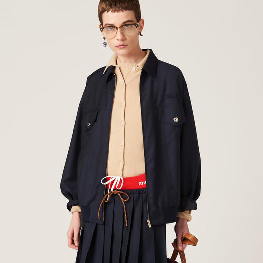 现货 THS 10.21-限时 缪家 情侣款 贴布logo工装元素 垂坠有筋骨拉链外套 QF080 商品图5