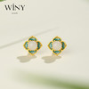 Winy925纯银四合如意耳钉送女友闺蜜节日生日礼物 商品缩略图0