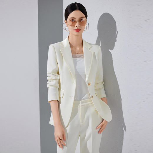 春秋时尚名媛气质休闲职业工作服感西服西装套装XZ9687 商品图1