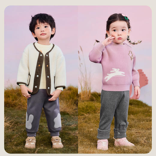 【绵绵衫】迷你巴拉男女童宝宝秋冬蓬松软糯保暖萌趣针织衫 商品图2