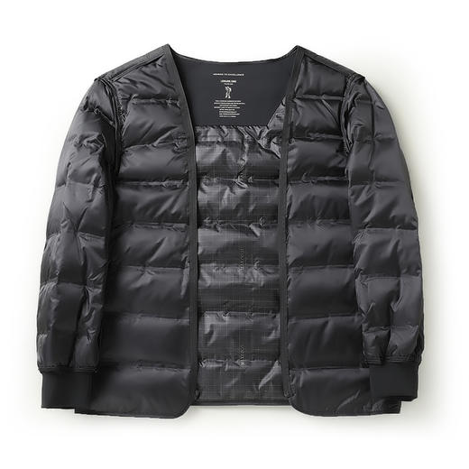 【可拆卸内胆】【双充绒】【新款DWY】大依优型大码双充绒羽绒服可拆卸内胆可拆卸帽连帽外套加肥加大上衣男士外套胖子 商品图5