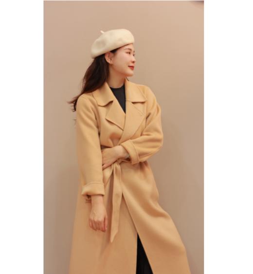 【2025门店同款】 羊绒大衣（24801823-驼色） 商品图0