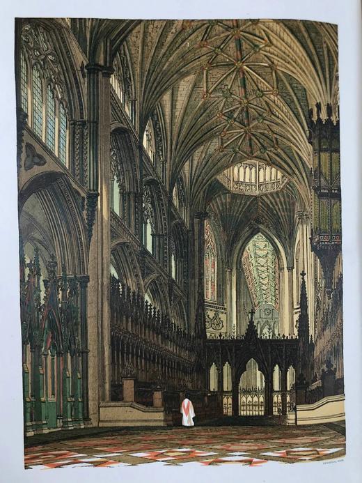 约19世纪后期 英国旧影：皇室/教会/市政/贵族及大众风俗博物览（全2卷） 近千幅版画插图（约40幅套色版画） 漆布精装8开 商品图3