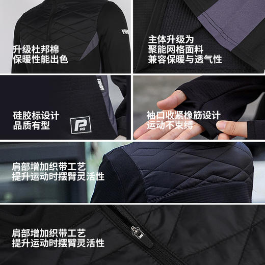 青少年-蜂锐PRO鸟巢NEST系列Ⅱ半拉链防寒训练服 商品图3