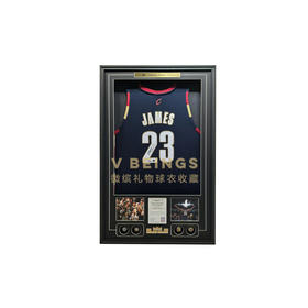 收藏系列 詹姆斯 骑士队23号蓝色 亲笔签名球衣 BAJ58707