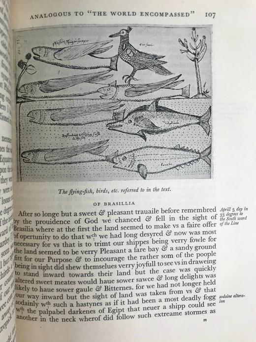 限量版毛边本！有编号！1926年 弗朗西斯·德雷克船长航海记 配插图与地图 漆布精装16开 商品图8