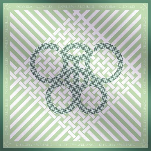 青云染/ClouDyeing【风筝元素】抗皱桑蚕丝披肩方巾长巾 商品图1