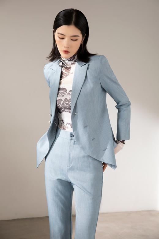 Le Malene 设计感通勤西装外套喇叭裤套装 17321 商品图5