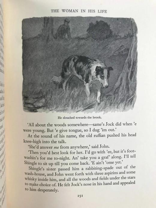 1935年 吉卜林小狗故事集 数十幅趣味插图 全真皮精装32开 商品图4