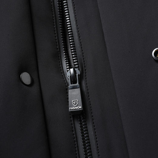 90白鸭绒】【新款DWY】大依优型大码中长款羽绒服可拆卸帽连帽外套加肥加大上衣男士外套胖子 商品图5