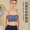 【126元任选2件】跃牌【漫西】系列 波西米亚风吊带运动文胸女带胸垫健身瑜伽内衣聚拢胸罩抹胸Y219+Y156 商品缩略图0
