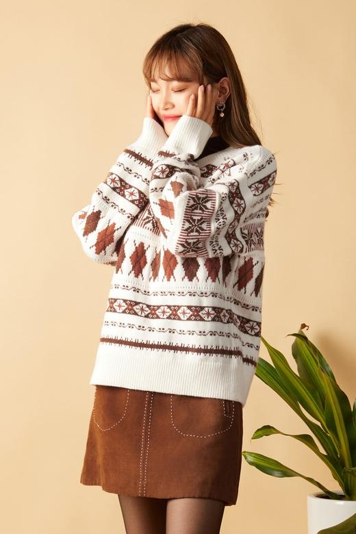 amadella 复古图案针织毛衫 10464 商品图0