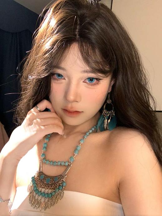 hancon 日抛美瞳 （10片装）  蓝眼泪 直径14.2mm着色13.8mm 商品图9