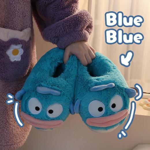 【小丑鱼踩在被窝里的脚感】小丑鱼棉拖鞋女士冬季棉拖，触感细腻长效温暖呵护耐磨耐穿，情侣冬天毛毛拖鞋男家居室内月子鞋秋冬QQ 商品图1