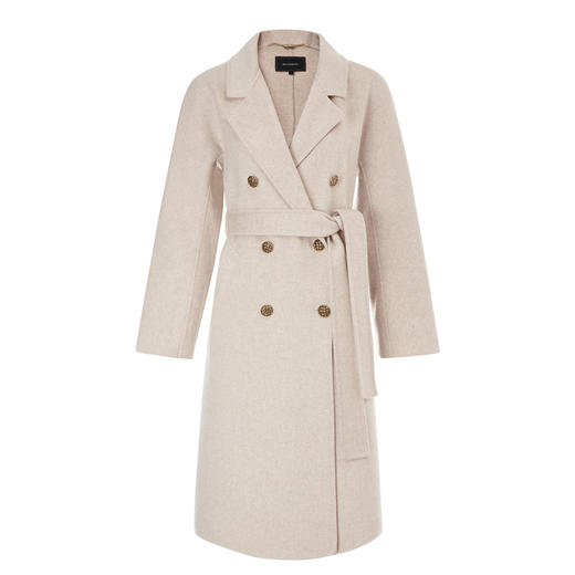 减龄复古毛呢外套秋冬宽松气质大衣 商品图1