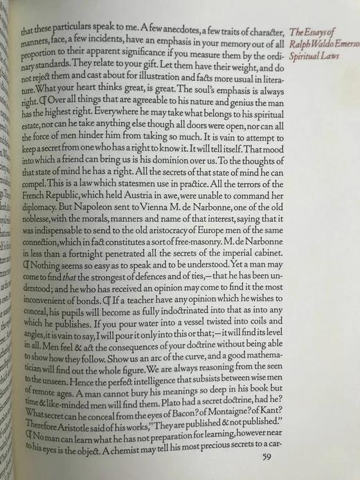 爱默生散文集 1幅肖像插图 豪华皮装大16开 商品图7