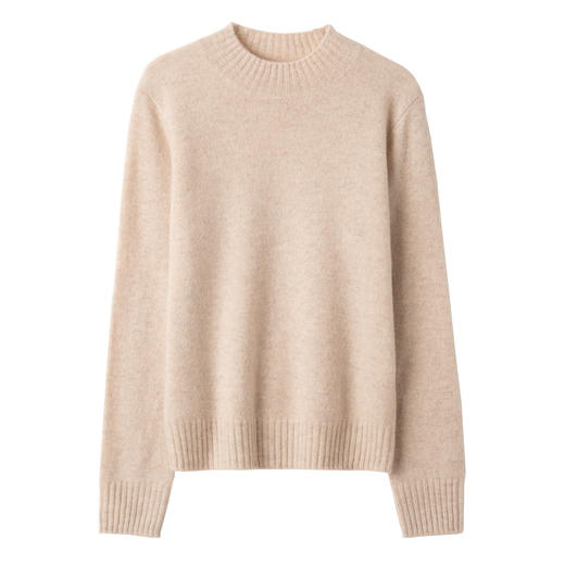 CC-MY-1134半高领针织打底衫女士100纯羊毛衫毛衣秋冬季2024年新款厚款上衣 商品图4