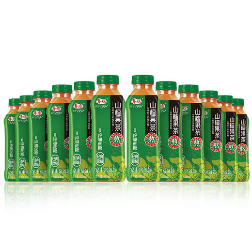 津农精品华旗经典1992山楂果茶果肉饮料（未加蔗糖）400ml*12 商品图8