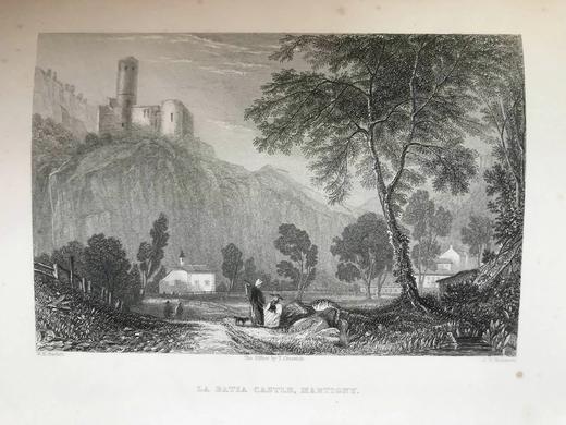 1834年 瑞士风光版画集 近百幅精美版画插图 真皮精装16开 商品图4