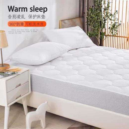 磨毛纯棉床笠 单件床垫保护罩全棉新款全包床套罩可机洗 商品图0