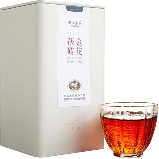 国津丨金花茯砖 安化黑茶 2018年原料 120g 罐装 商品图3