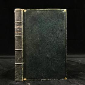 1833年 阿尔弗雷德·霍华德《拜伦之美》 1幅插图 全真皮精装64开