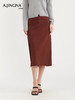 【高雅韵味】阿菁娜精纺羊设计感直筒半身裙F29D213003 商品缩略图4