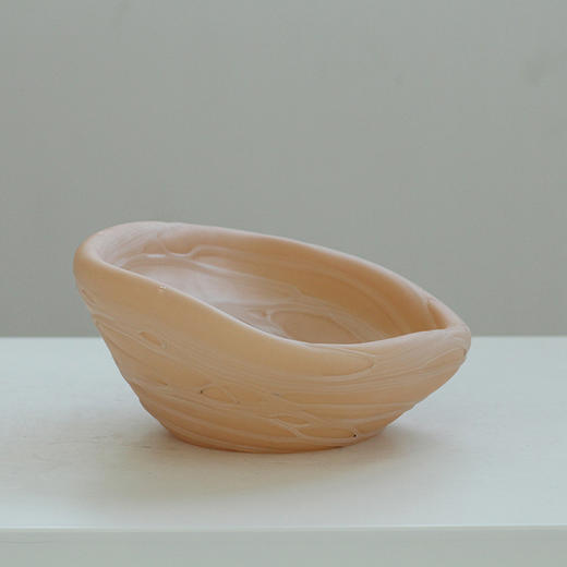 抽象玻璃果盘糖果盘猫食婉摆件工艺品 商品图4