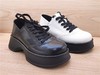 豪行秋季新款正品真皮松糕鞋简约舒适厚底系带女单鞋22353162 商品缩略图2